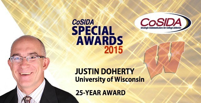 Special Awards Salute: Justin Doherty (Wisconsin), 25-Year Award